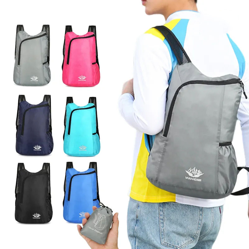 Foldable Backpack Small - 20L 남여 경량 야외 배낭 휴대용