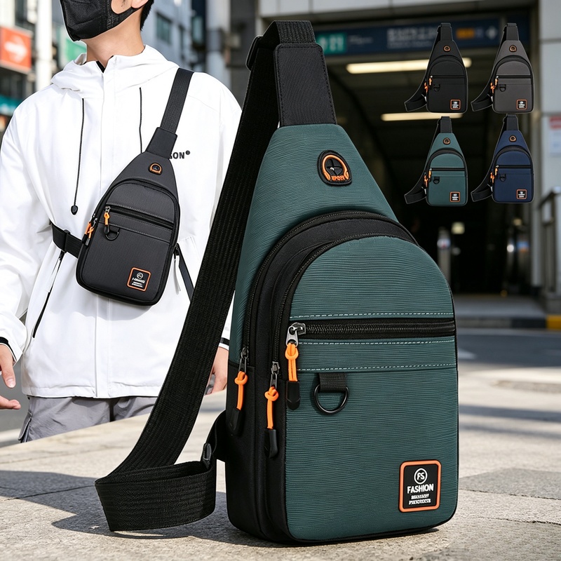 Hiking Backpack Waterproof - 남성용 방수 스포츠 크로스바디 체스트백 레저