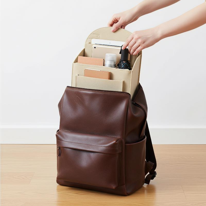 휴대용 배낭 펠트 인서트 소형 가방 화장품 가방 메이크 - Backpack Insert Organizer 리뷰 및 가격