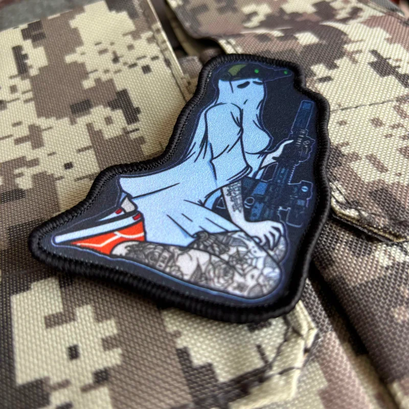 아름다운 여성 전사 전술 패치 완장 사기 배지 인쇄 유 - Urban Backpack Tactical 리뷰 및 가격