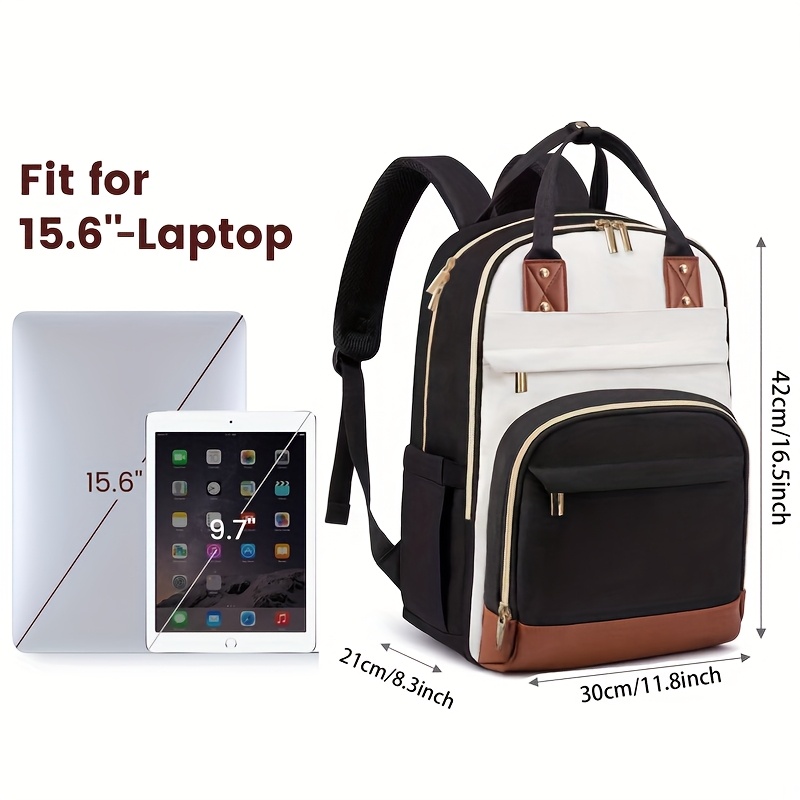 여성용 투톤 노트북 백팩, 방수 기능의 귀여운 비즈니스 - Laptop Backpack 15.6 리뷰 및 가격