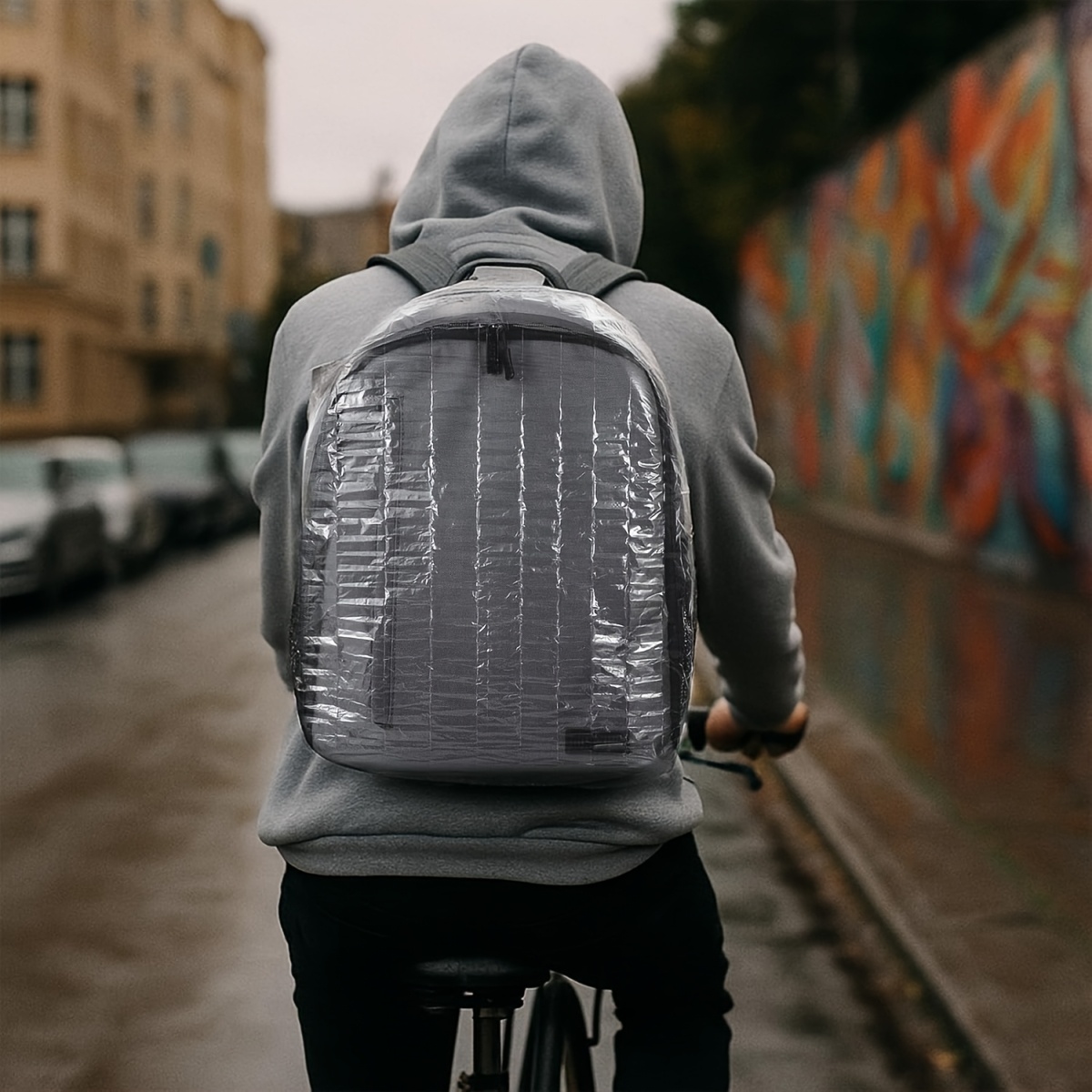 10Pcs 탄성 일회용 배낭 레인 커버 하이킹 사이클링 - Rain Cover Backpack 리뷰 및 가격